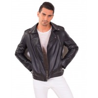 JERSEY MEN LEATHER JACKET