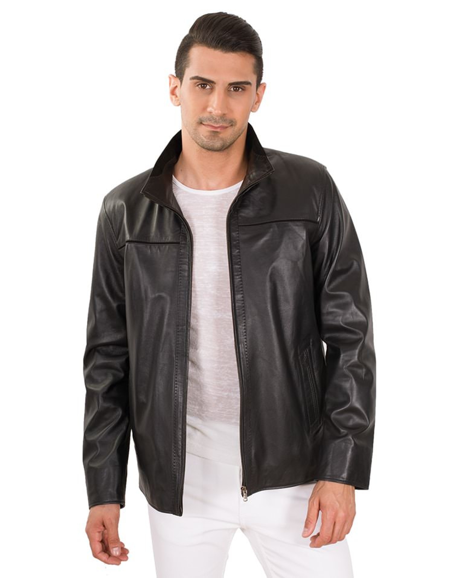 BORIS MEN LEATHER JACKET