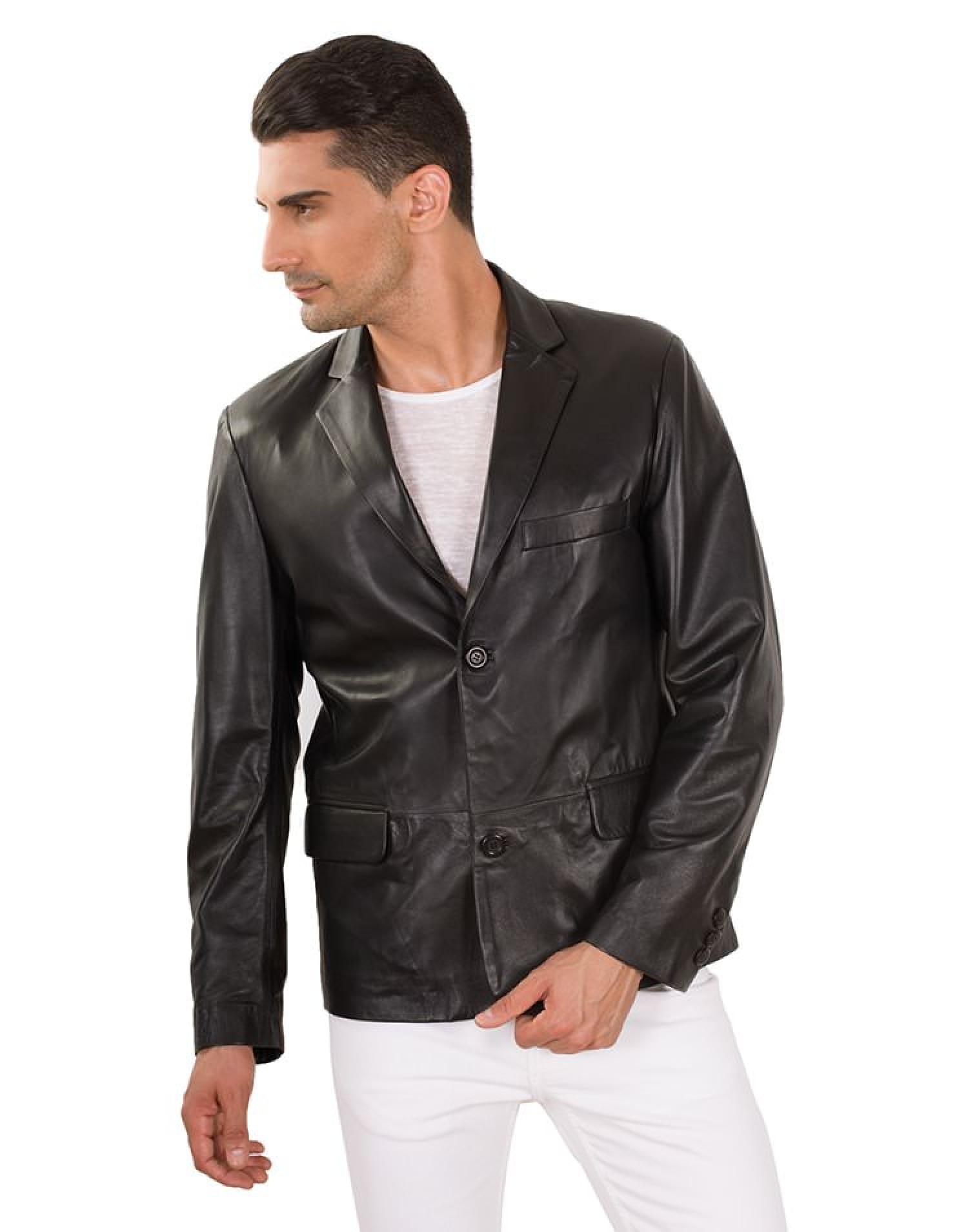 RENATO MEN BLAZER LEATHER JACKET