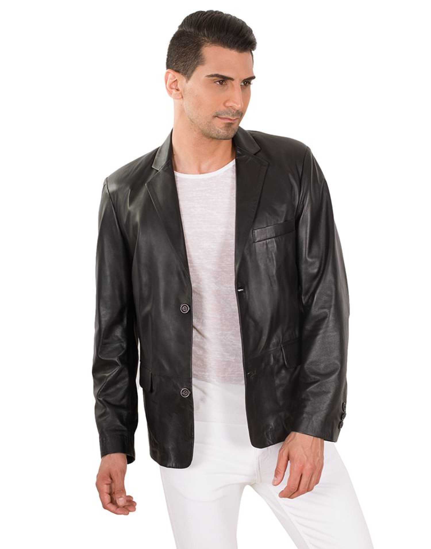 RENATO MEN BLAZER LEATHER JACKET