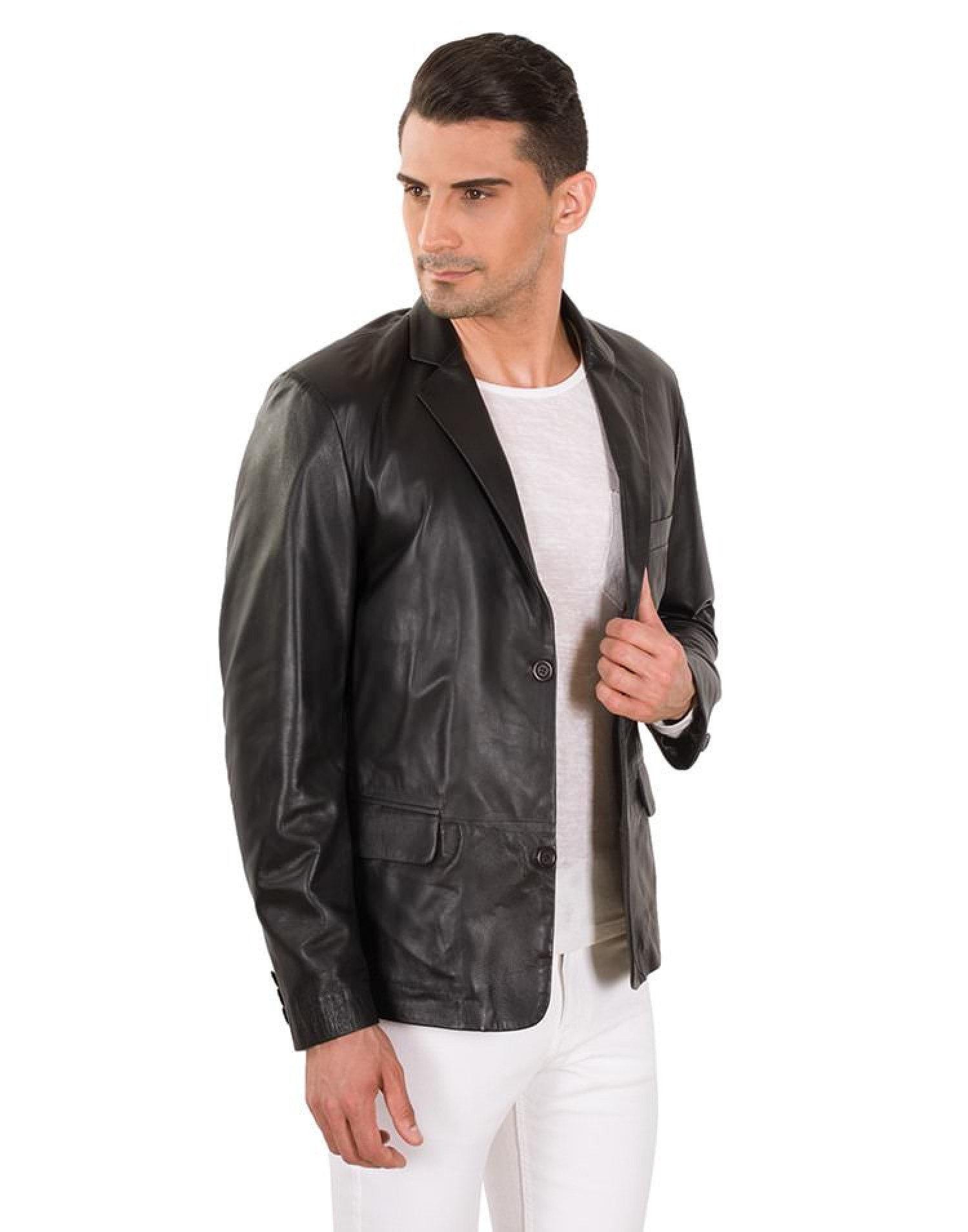 RENATO MEN BLAZER LEATHER JACKET