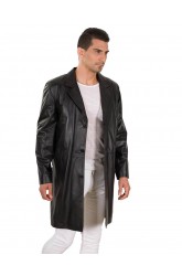MOSSO MEN LEATHER COAT