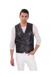 JACK MEN LEATHER VEST 