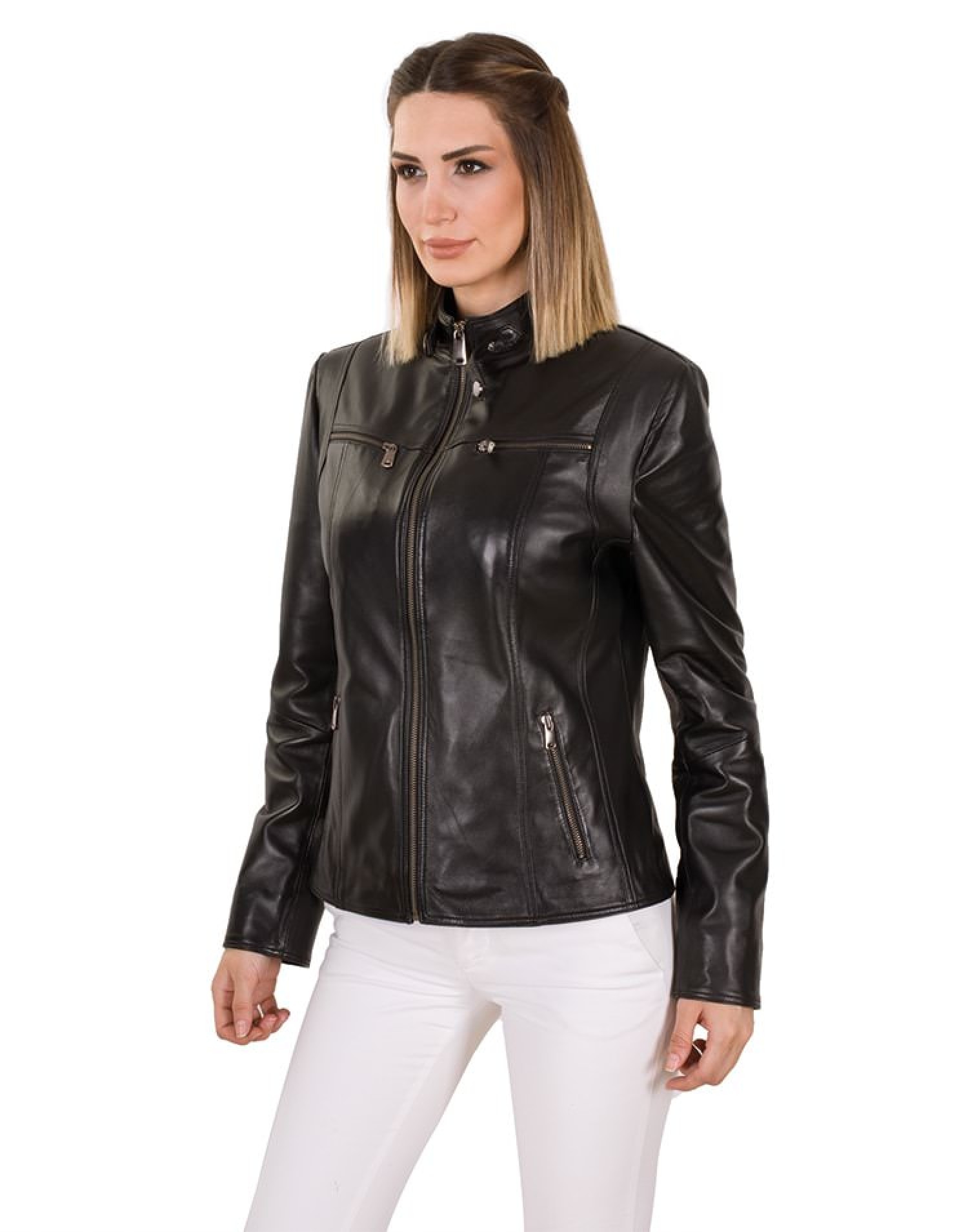 EVA WOMEN LEATHER JACKET