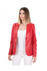 WOMEN BLAZER LEATHER JACKET