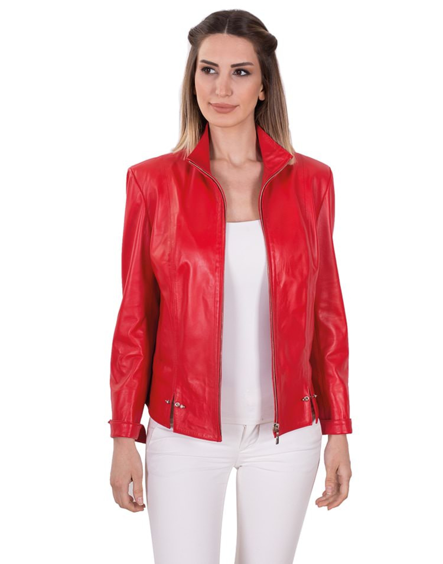 ROSE WOMEN LEATHER JACKET