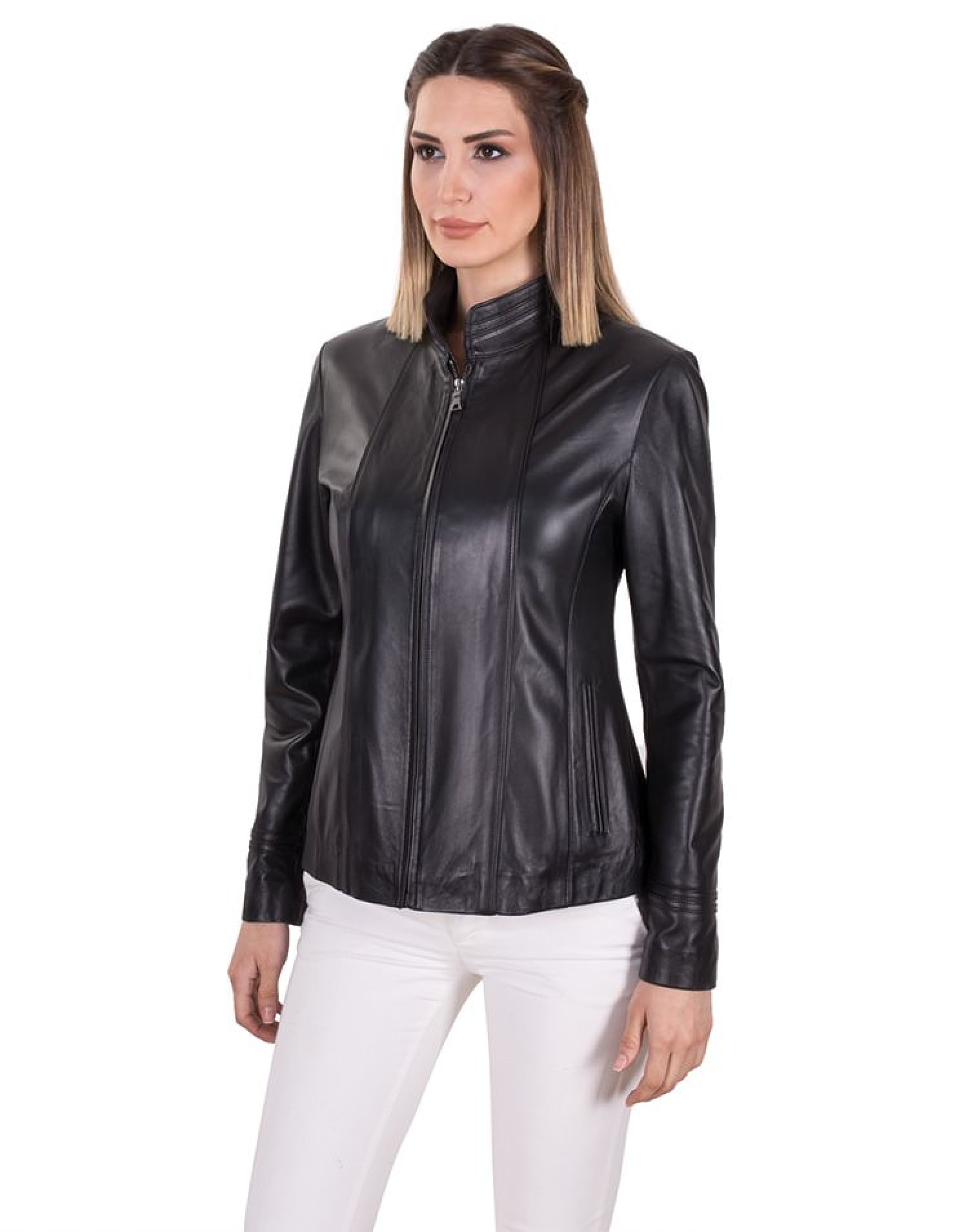 SAHA WOMEN LEATHER JACKET